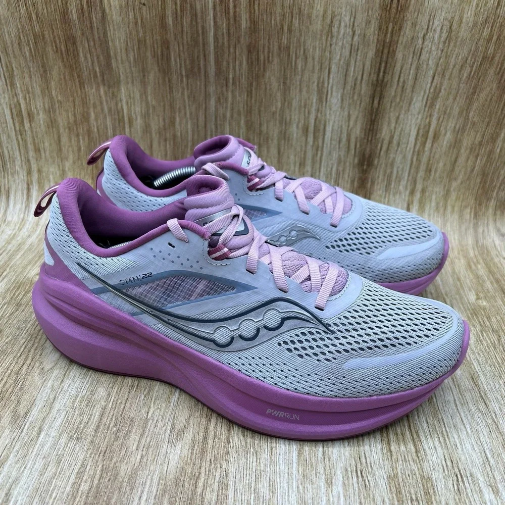 Saucony Omni 22 Women's Size 9.5 Fog Rose Stability Running Shoes S10926-105